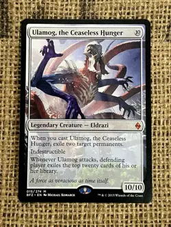 MTG Ulamog, the Ceaseless Hunger Battle for Zendikar NM - Image 1