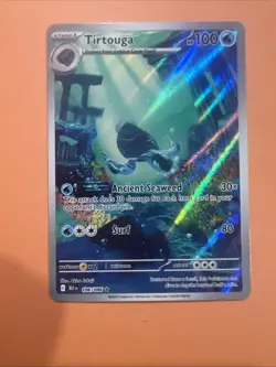 Tirtouga 106/086 Pokemon TCG SV Black Bolt Illustration Rare Holo Near Mint - Image 1