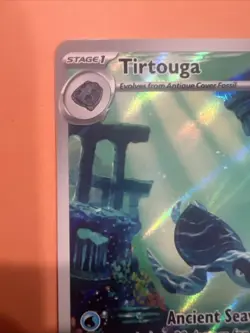 Tirtouga 106/086 Pokemon TCG SV Black Bolt Illustration Rare Holo Near Mint - Image 2