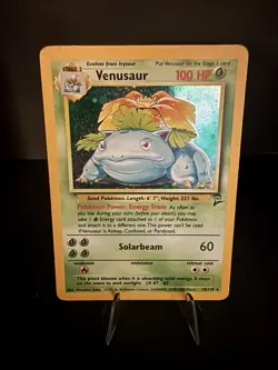 Pokemon TCG Venusaur Holo Base Set 2 Unlimited Holo Rare LP/MP - Image 1