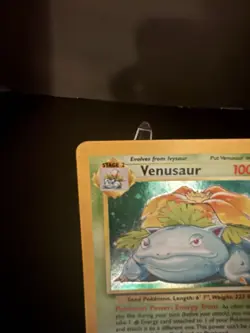 Pokemon TCG Venusaur Holo Base Set 2 Unlimited Holo Rare LP/MP - Image 3