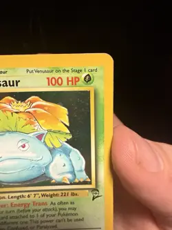 Pokemon TCG Venusaur Holo Base Set 2 Unlimited Holo Rare LP/MP - Image 5