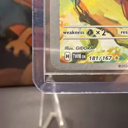 🔥Pokemon TCG “Hisuian Growlithe” 181/167 Full Art Sv06: Twilight Masquerade🔥✅ - Image 4