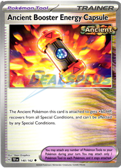 NM Pokemon Temporal Forces Ancient Booster Energy Capsule 140 - Image 1