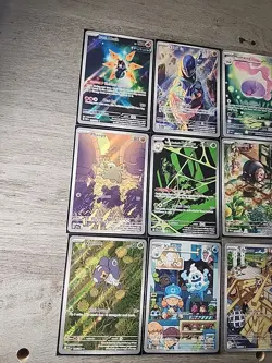 Pokemon TCG Lot of 10 Cards Near Mint Illustration Rare Cards - Image 1