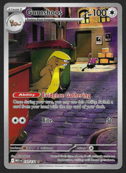 Pokemon TCG - Mega Evolutions - Gumshoos Illustration Rare - 153/132 NM - Image 1