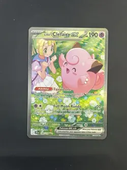 Pokemon Journey Together Lillie’s Clefairy EX Special Illustration Rare 184/159 - Image 1