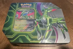 Pokemon TCG Paradox Clash Iron Leaves EX Sealed Tin Includes 5 Packs And 1 Promo - Image 1