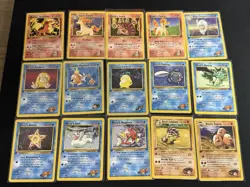 Pokemon 1st EDITION Gym Challenge Lot Set **ALL Common & Uncommon Pokemon** - Image 4