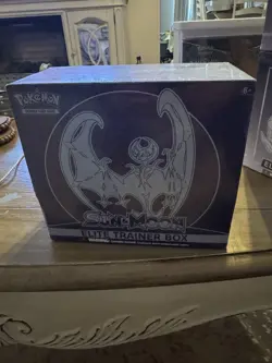 Sun and Moon Base ETB Factory Sealed [Lunala] Pokemon Elite Trainer Box 728192530920 - Image 1