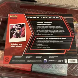 Pokemon TCG: Team Rocket's Mewtwo ex Box - New - Unopened - Image 2