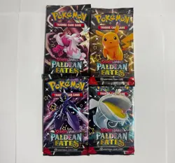 Pokemon Paldean Fates Booster Pack FACTORY SEALED! x1 Random Art Pack 11 - Image 1