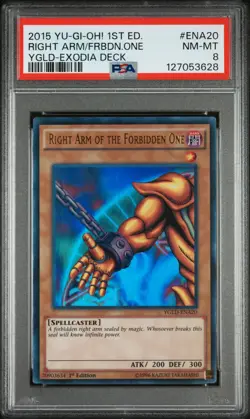 2015 1ST ED #ENA20 RIGHT ARM OF THE FORBIDDEN ONE PSA 8 - Image 1