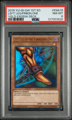 2015 1ST ED #ENA19 LEFT LEG OF THE FORBIDDEN ONE PSA 8 - Image 1