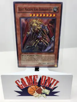 YuGiOh Beast Machine King Barbaros Ur ANPR-EN097 1st Edition Super Rare LP - Image 1