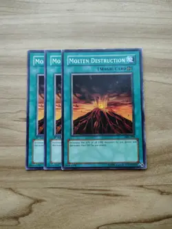 Yu-Gi-Oh! - Molten Destruction 3X - Full Playset - Image 1