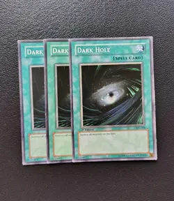 Yu-Gi-Oh - Dark Hole 3X - Full Playset - Image 1