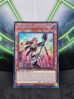 Yugioh Spiritual Beast Tamer Lara BLTR-EN017 Secret Rare 1st Edition NM - Image 1
