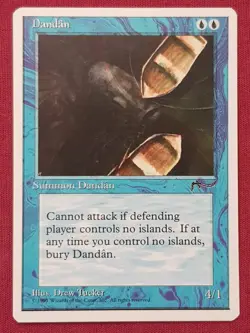 Magic The Gathering CHRONICLES DANDAN blue card MTG - Image 1