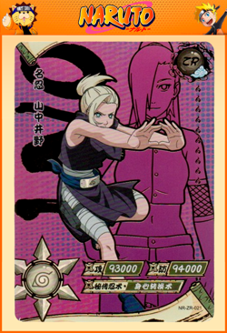 Ino Yamanaka | NR-ZR-021 | Card/Carte Naruto Kayou Collection - Image 1