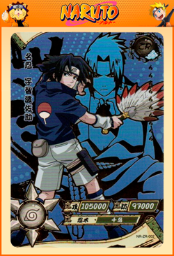 Sasuke | NR-ZR-002 | Card/Carte Naruto Kayou Collection - Image 1