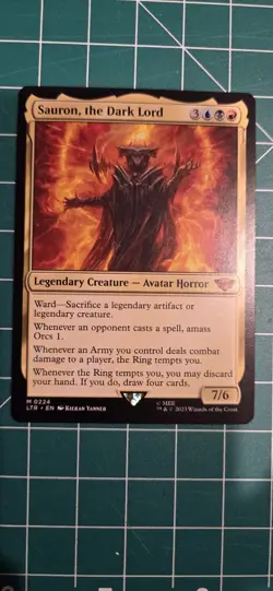 Sauron, the Dark Lord MTG the Lord of the Rings: Tales of Middle-Earth Regular - Image 1