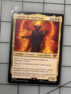 MTG Sauron, the Dark Lord - The Lord of the Rings #224 - Image 1
