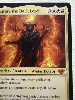 Sauron, the Dark Lord - LOTR Mythic MTG NM ?? Grixis Commander - Image 4