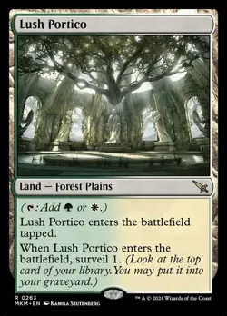 Lush Portico Light Play, English Magic the Gathering MTG Murders at Karlov Manor - Image 1