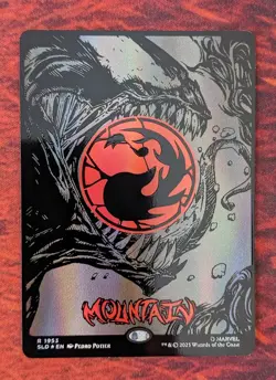 Mountain 1953 Venom Raised FOIL | NM FOIL | SLD Secret Lair Drop Magic MTG - Image 1