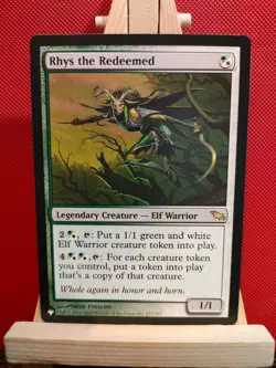 Rhys the Redeemed - The List - Shadowmoor - Rare - NM - MTG - Image 1