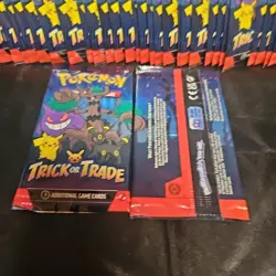 Pokemon TCG Lot Of 40 Sealed 2024 Trick Or Trade Packs Chase Gengar Fun Packs - Image 2