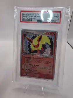 Pokemon Flareon EX #108/113 2005 Holo Delta Species Psa 9 Pop 249 - Image 2