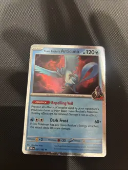 *SWIRL* Team Rocket's Articuno - Cosmos Holo Promo Pokemon Card DRI 051/182 - Image 1
