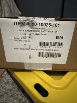 POKEMON TCG - PRISMATIC EVOLUTIONS SV8.5 - SEALED - 25 BOX BOOSTER BUNDLE CASE . - Image 1