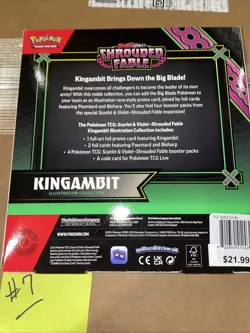 Pokemon TCG Shrouded Fable Kingambit Illustration Collection BRAND NEW 7 - Image 4