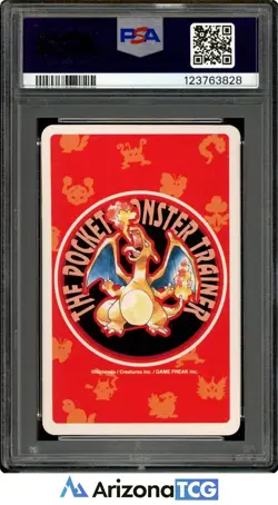 Pokemon 1996 Gastly 6 Of Spades #092 Pokemon Red P/C Japanese PSA 7 - Image 2
