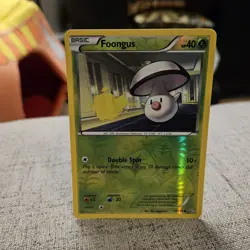 Foongus Pokemon TCG Dragons Exalted Reverse Holo Common Card # 17/124 - Image 1