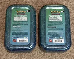 Pokemon Kanto Friends Mini Tins - Eevee and Bulbasaur *EMPTY* - Image 4