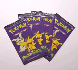 4 Pack Pokemon TCG Trick or Trade Booster Packs 2023 Halloween Card Lot Bundle - Image 1