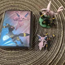 Pokemon Prismatic Evolutions Mini Figure Collection NO CARDS (Pin, Sleeves,figur - Image 1