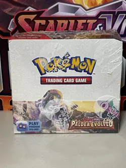 POKEMON TCG SWORD SHIELD SWSH PALDEA EVOLVED FACTORY SEALED 36 PACK BOOSTER BOX - Image 1