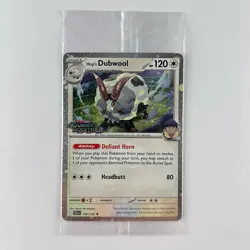 SEALED Pokemon TCG Hop's Dubwool 136/159 Journey Together Best Buy Promo Card - Image 1