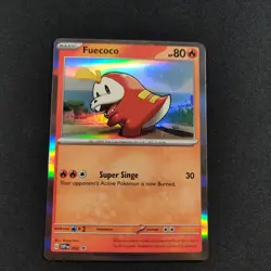 Fuecoco 002 Sv: Scarlet & Violet Promo Pokemon Tcg Holo Card Near Mint - Image 1