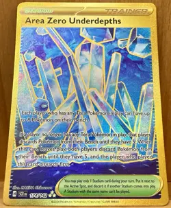 Area Zero Underdepths 174/142 SV07: Stellar Crown Hyper Rare Holo Pokemon TCG - Image 1