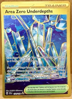 Area Zero Underdepths 174/142 SV07: Stellar Crown Hyper Rare Holo Pokemon TCG - Image 2
