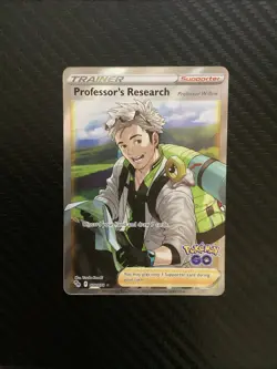 Professor's Research (Full Art) 078/078 Pokemon GO Holo Near Mint - Image 1