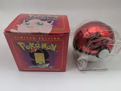 1999 Burger King Pokemon 23K Gold-Plated Jigglypuff New Sealed Poke Ball Sealed - Image 1