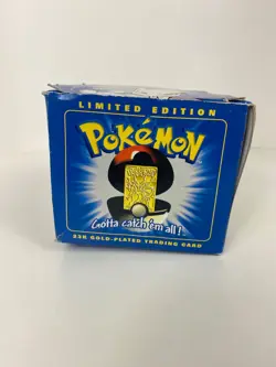 150 MEWTWO Pokemon Limited Edition 23K Gold Plated Trading Card in box - Image 1