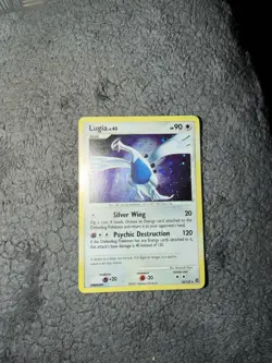 Lugia LV. 43 Pokemon Holo Rare Card 14/132 Secret Wonders Series Vintage Card - Image 2